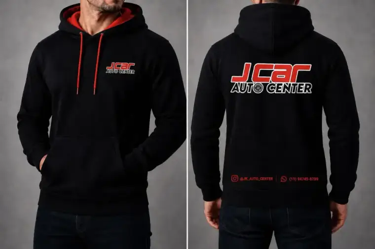 Moletom personalizado JCar Auto Center