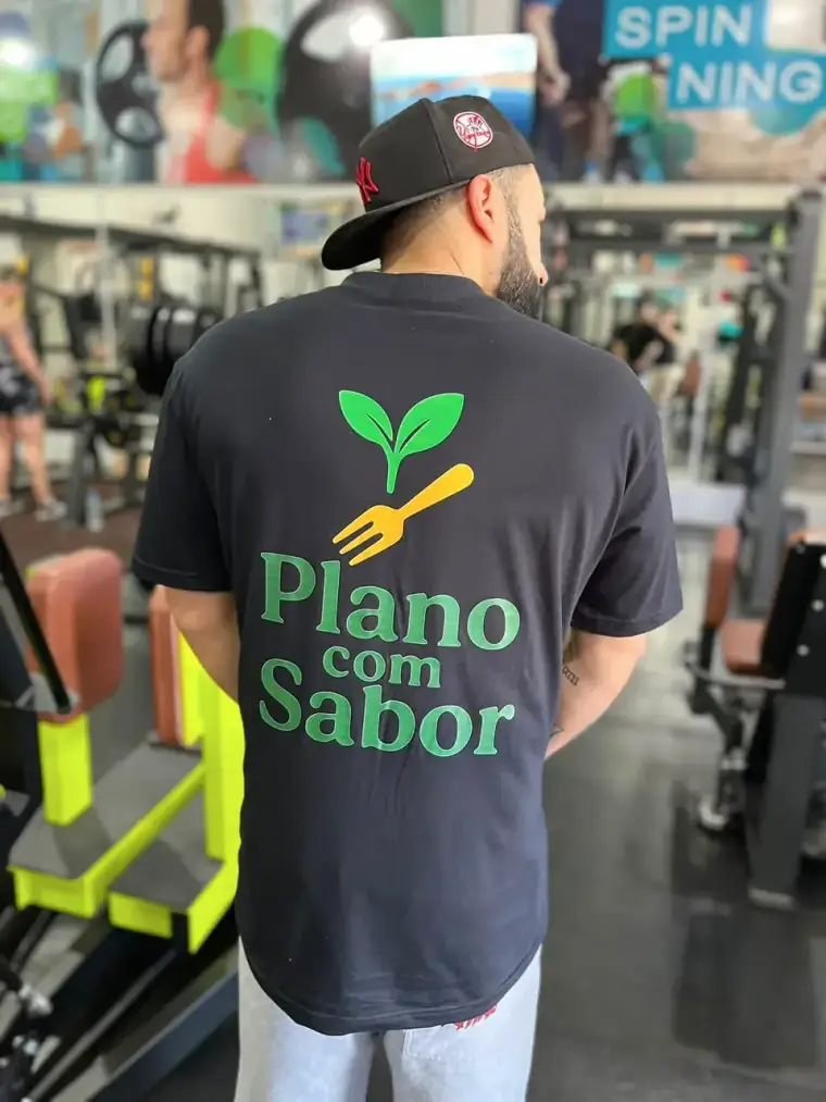 Camiseta personalizada Plano com Sabor